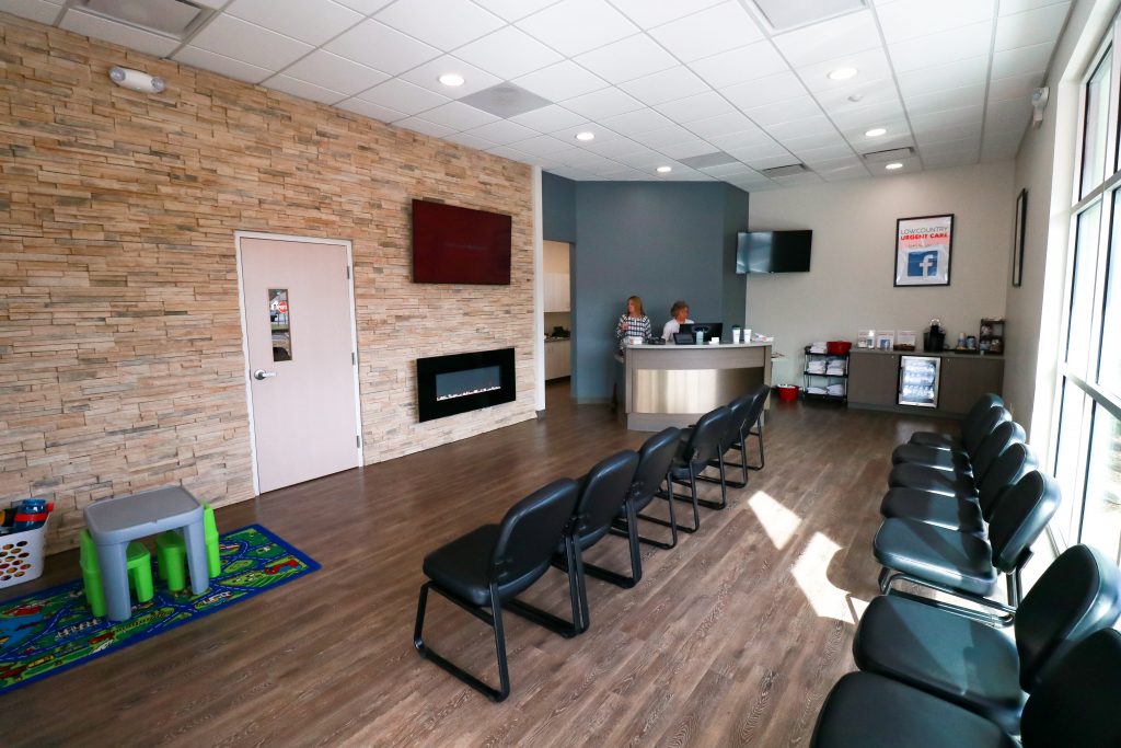 Lowcountry urgent Care Walterboro location waiting room